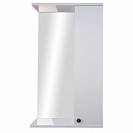 Зеркало Водолей-55, 830х550х160мм, белое, правое