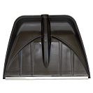 Лопата снеговая Профи (Protex) 555х410мм, пластиковая с оцин. планкой, без черенка d32мм