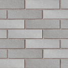Кирпич бетонный облицовочный полнотелый М250 (Брикстоун) 250х120х65мм, серый /320