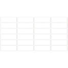 Панель ПВХ листовая 955х480мм Плитка белая шов