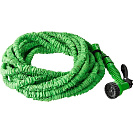 Набор поливочный Р-15 (Росток) шланг растягивающийся 5-15м, пистолет 7 режимов, коннекторы 1/2"-3/4" (428498-15)