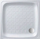 Поддон душевой стальной 80х80х15