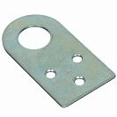 Проушина под навесной замок Кунгур, прямая, цинк, 40x75мм