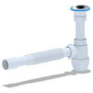 Сифон для мойки 1 1/4"х32, с гибкой трубой 32х32/40 (ВМ1015)