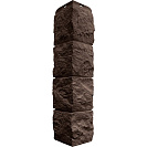 Угол наружный к фасадной панели Альта ТУФ Коричневый ЭКО 0,58х0,15м