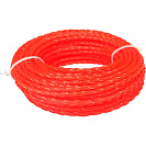 Леска для триммера (Vertextools) 2,4мм, 15м, витой квадрат