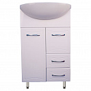 Тумба София-50, 730х496х284мм, белая, под умывальник Уют 500мм